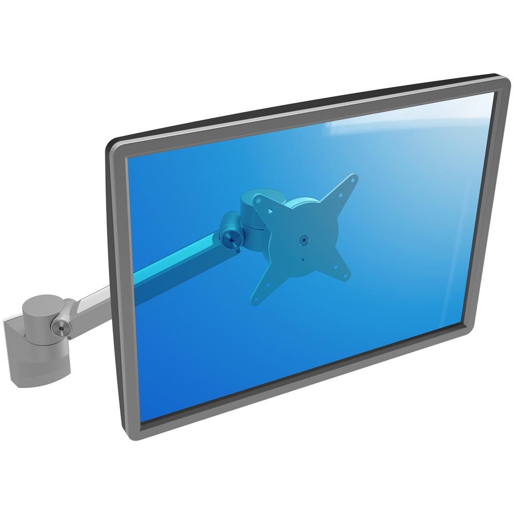 Viewlite Plus Braccio Porta Monitor - Parete 312 Colore Argento / Bianco - Foto 3