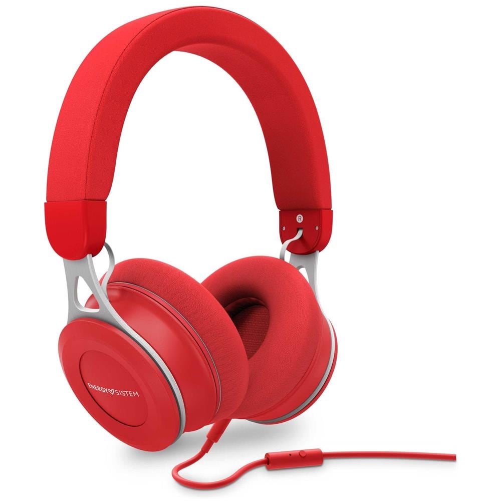 Urban 3 Cuffia Stereo Padiglione Auricolare Cablato con Microfono Integrato Colore Rosso - Foto 1