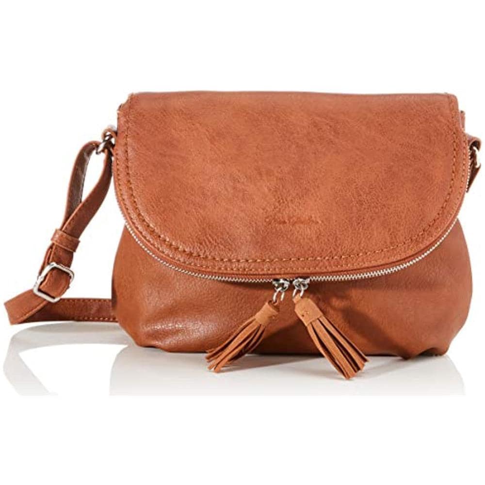 Acc Lari - Borse A Tracolla Donna Marrone (cognac) 26.5x21x5 Cm (w X H L)  - Foto 1