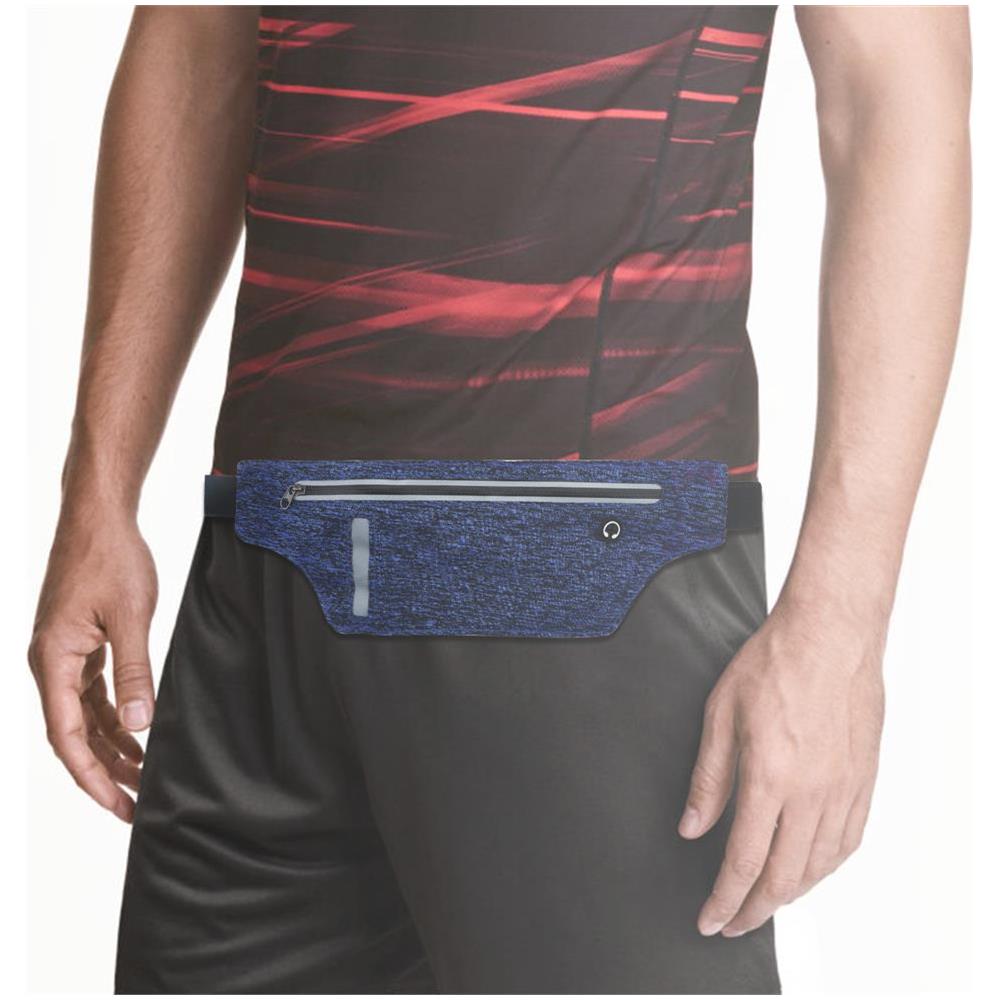 Marsupio Sportivo Per Telefoni Cellulari Da 4.7 - 6.0 Pollici In Blu - Tasca Per Cellulare Touch Di Lunghezza Regolabile Borsa Per L'anca - Foto 5
