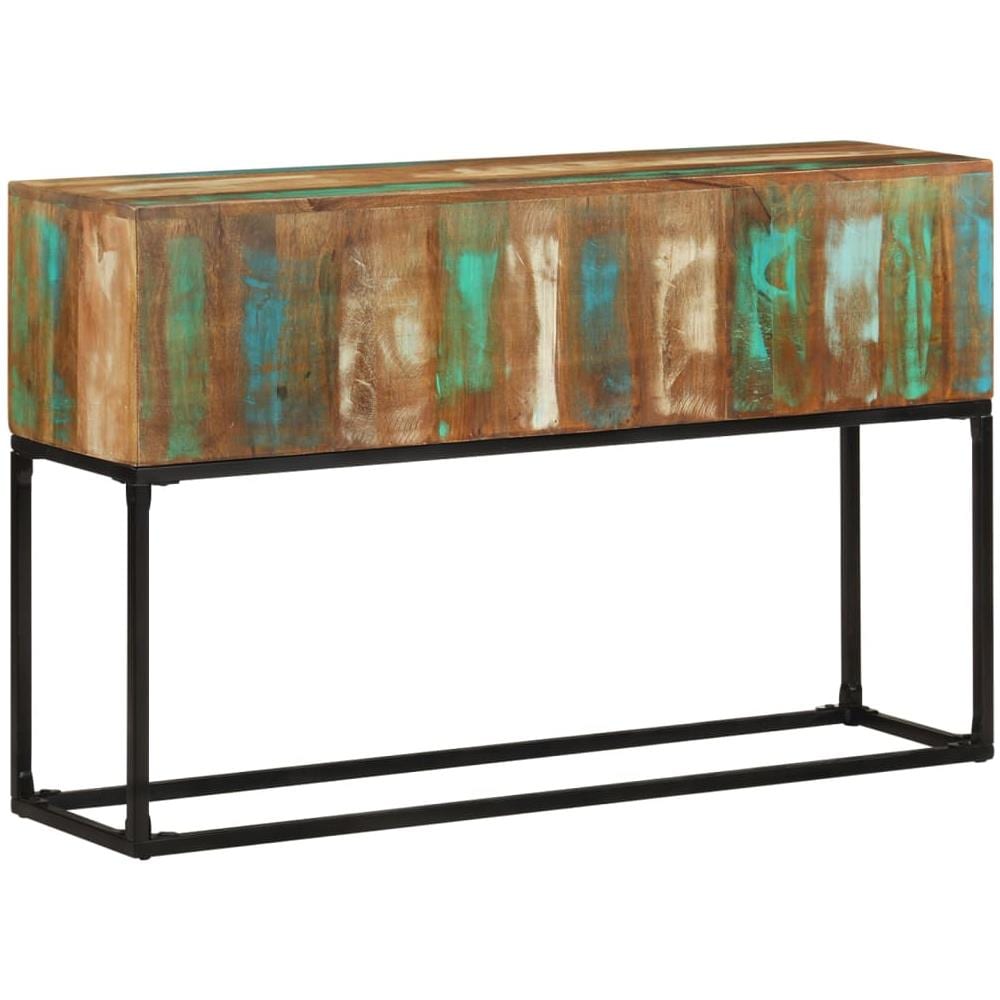Tavolo Consolle 120x30x75 Cm In Legno Massello Di Recupero - Foto 1
