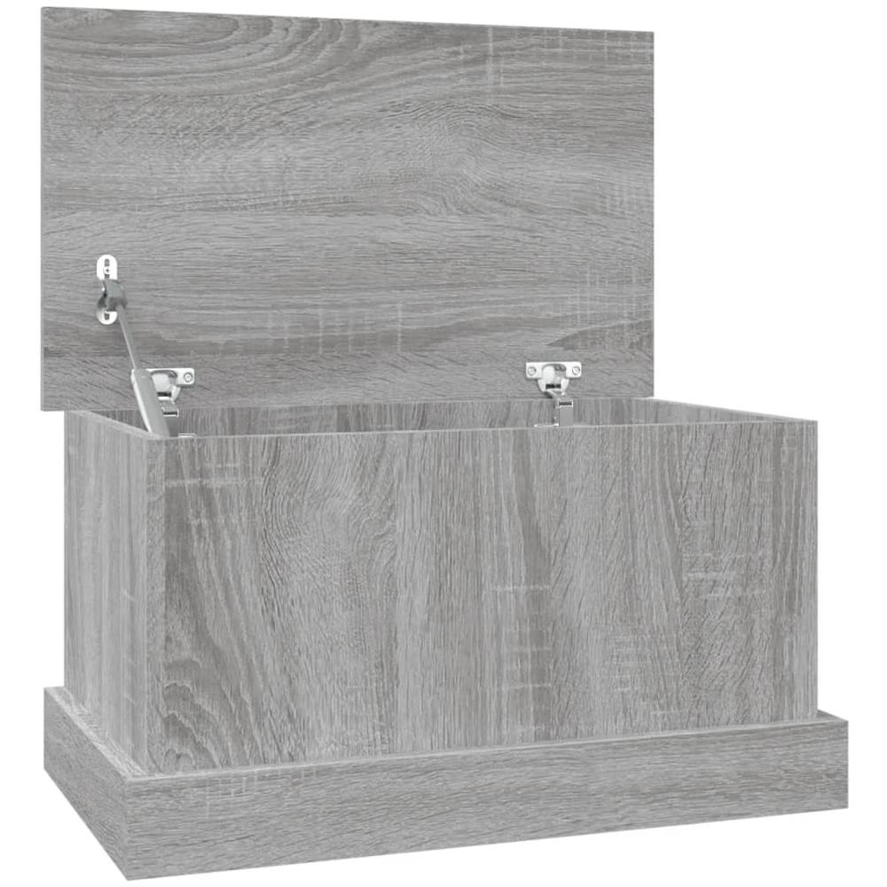 Contenitore Grigio Sonoma 50x30x28 cm Legno Multistrato - Foto 2