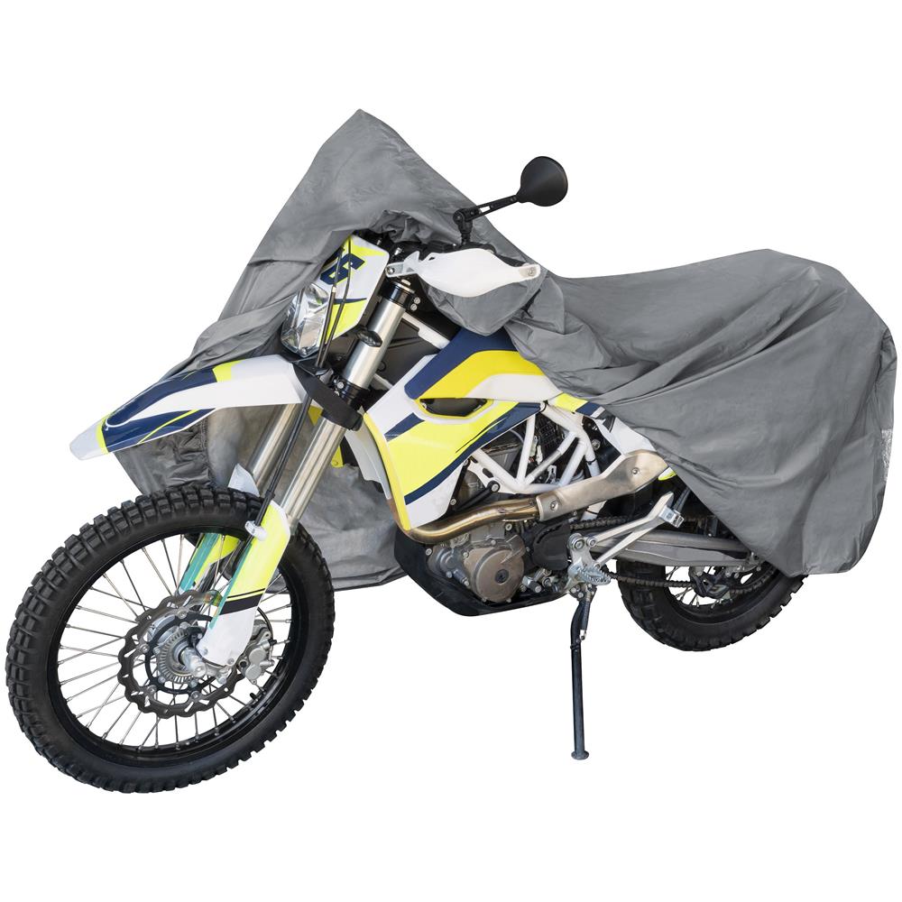 Garage Per Motociclette Enduro Dimensioni Xl Pvc - 255 X 110 X 135 Cm Grigio - Foto 1