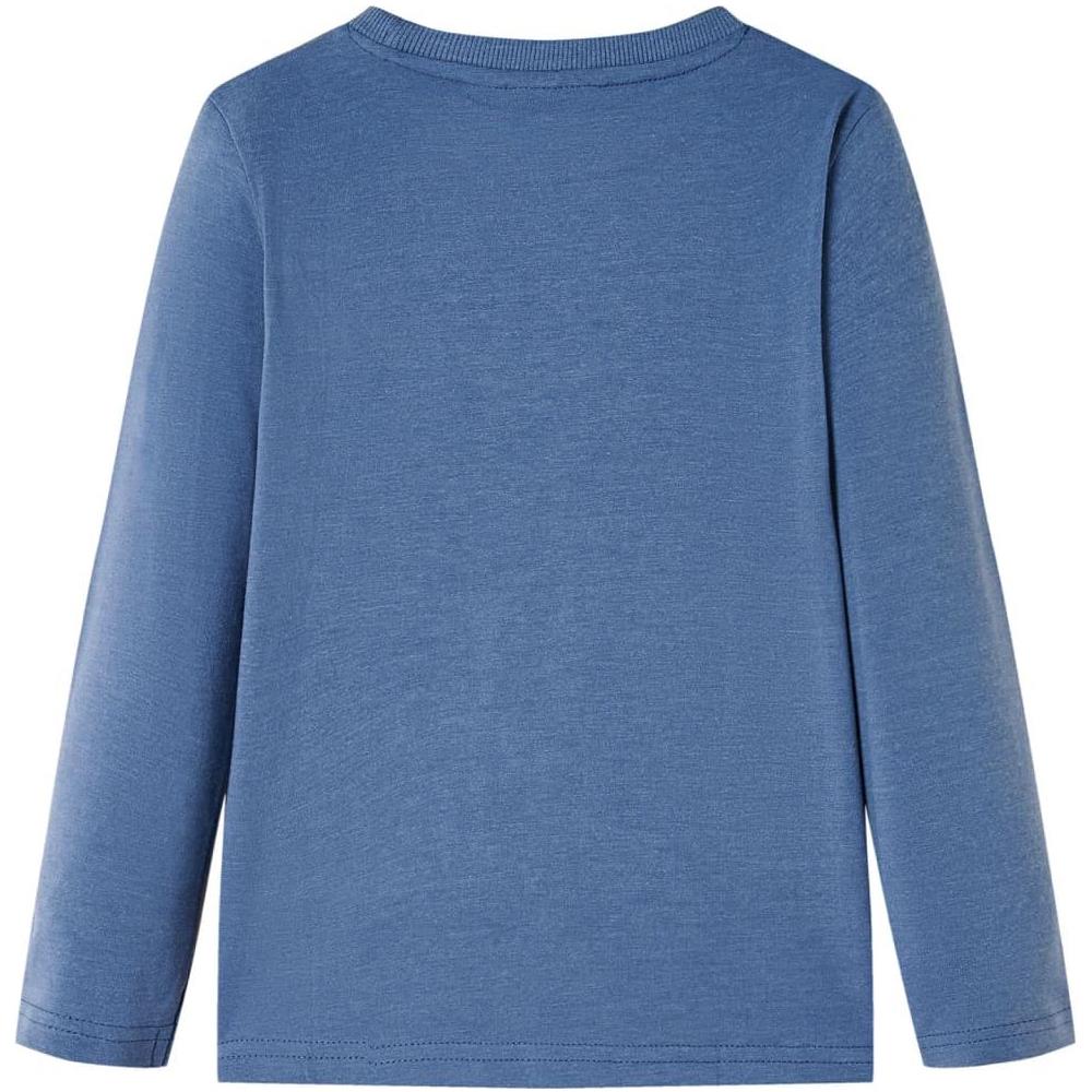 Maglietta Bambino a Maniche Lunghe Blu Mélange 128 - Foto 2