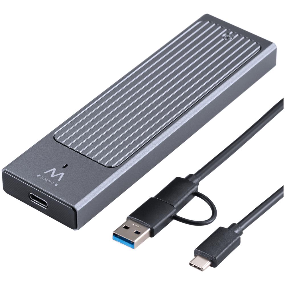 EW7022 contenitore di unità di archiviazione Box esterno SSD Grigio M. 2 - Foto 1