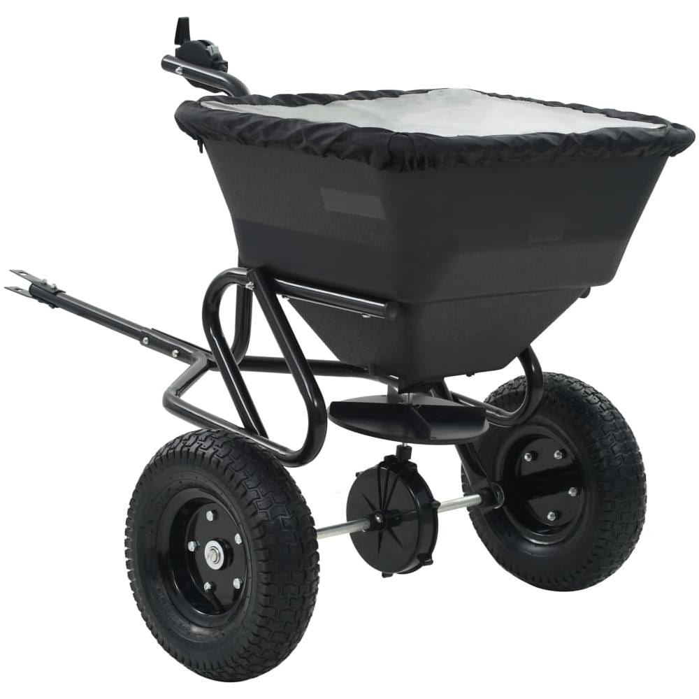 Spargisale Trainabile In Pvc E Acciaio 125x74x79 Cm 45 L - Foto 1
