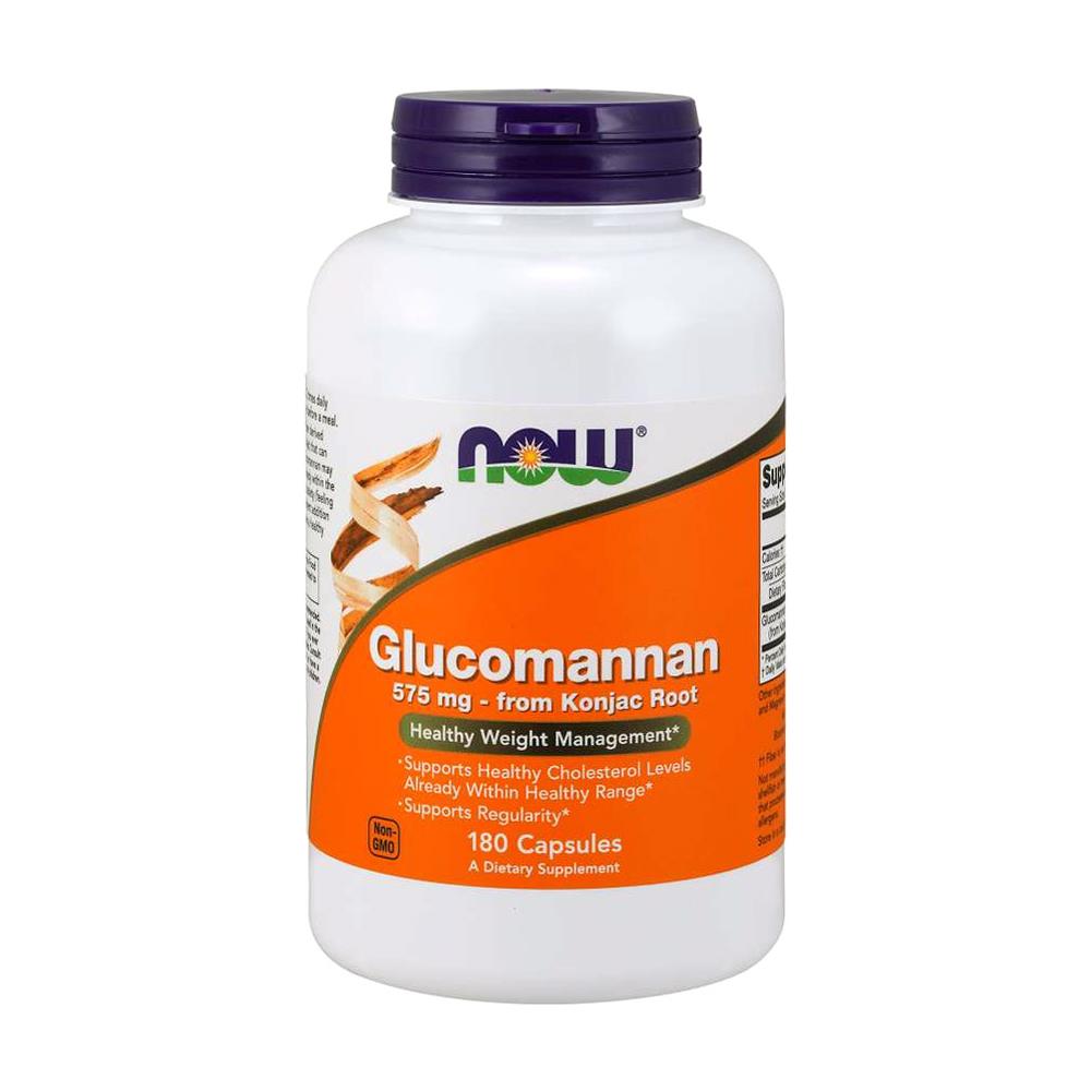 Glucomannan From Konjac Root, 575mg - 180 Caps - Glucomannano - Foto 1