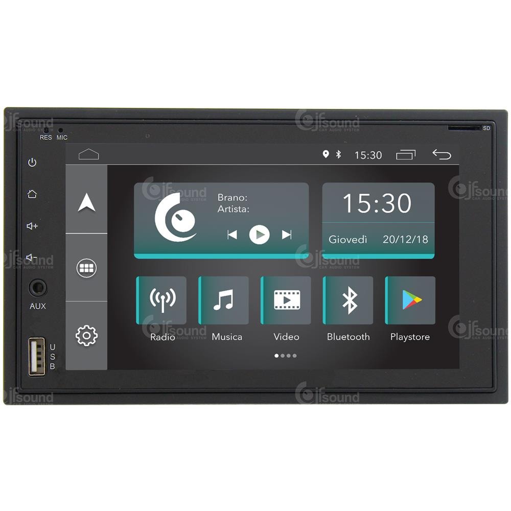 Autoradio Universale 2 Din Android Dab Gps Bluetooth Wifi Usb Full Hd Touchscreen Display 6.5” - Foto 1