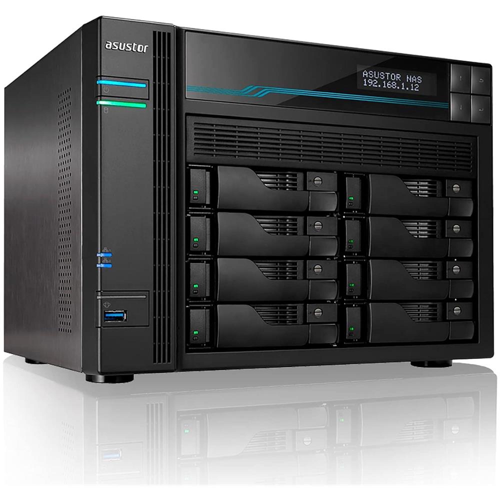 Lockerstor 8 NAS 8xUnità 2.5" / 3.5" Sata 2x Unità NVMe /SATA 3 Intel ATOM C3538 Quad Core Ram DDR4 da 8GB (Max 64GB) 2x USB 3.2 Gen 1 2x 10 Gigabit Ethernet (10G / 1G) 2x 2.5 Gigabit Ethernet (2.5G / 1G / 100M) - Foto 1