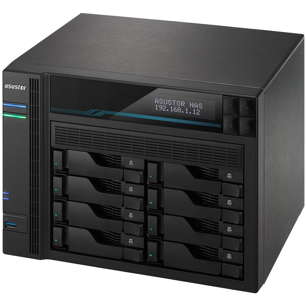 Lockerstor 8 NAS 8xUnità 2.5" / 3.5" Sata 2x Unità NVMe /SATA 3 Intel ATOM C3538 Quad Core Ram DDR4 da 8GB (Max 64GB) 2x USB 3.2 Gen 1 2x 10 Gigabit Ethernet (10G / 1G) 2x 2.5 Gigabit Ethernet (2.5G / 1G / 100M) - Foto 2
