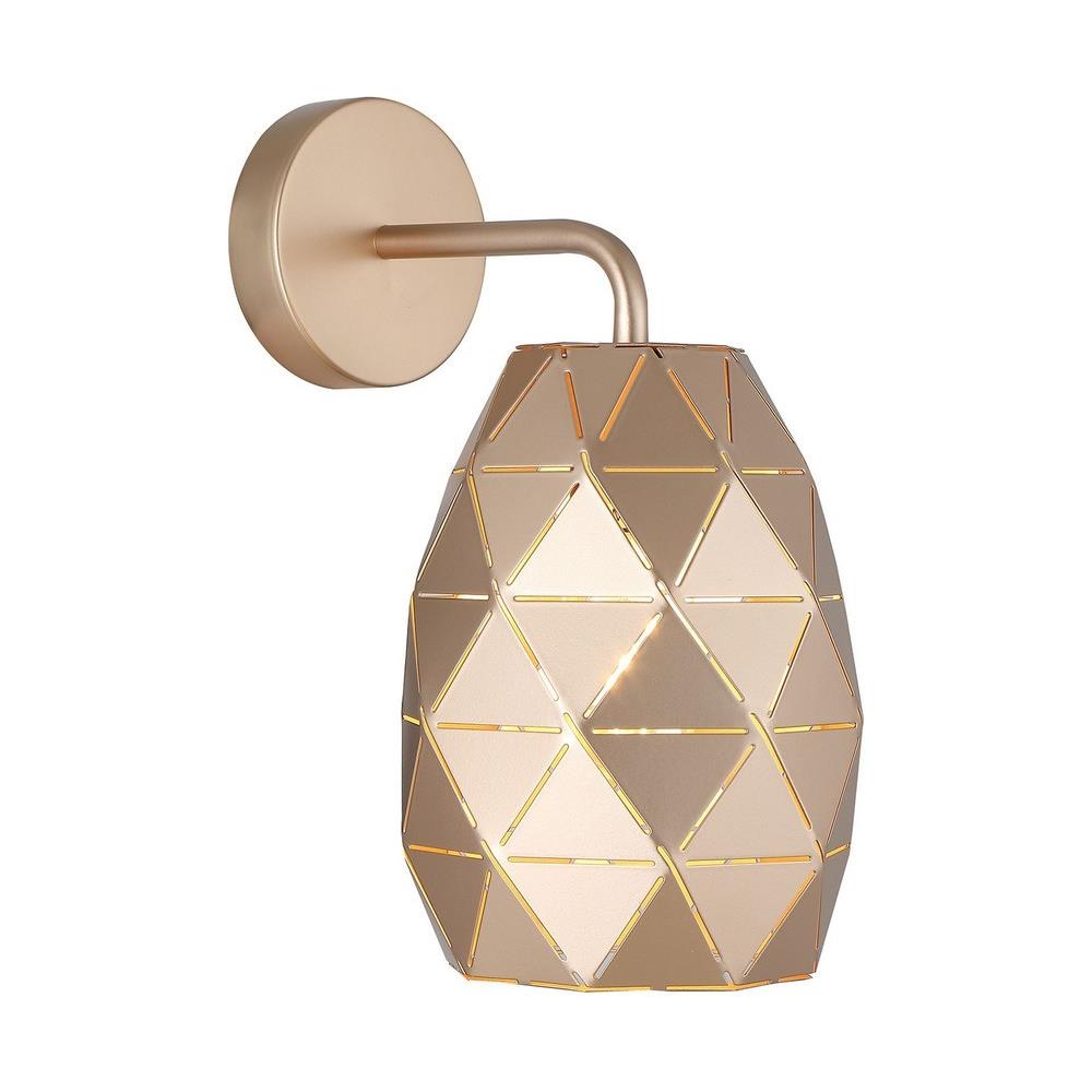 Applique Moderna Dorato Champagne 1 Luce, E27 - Foto 1