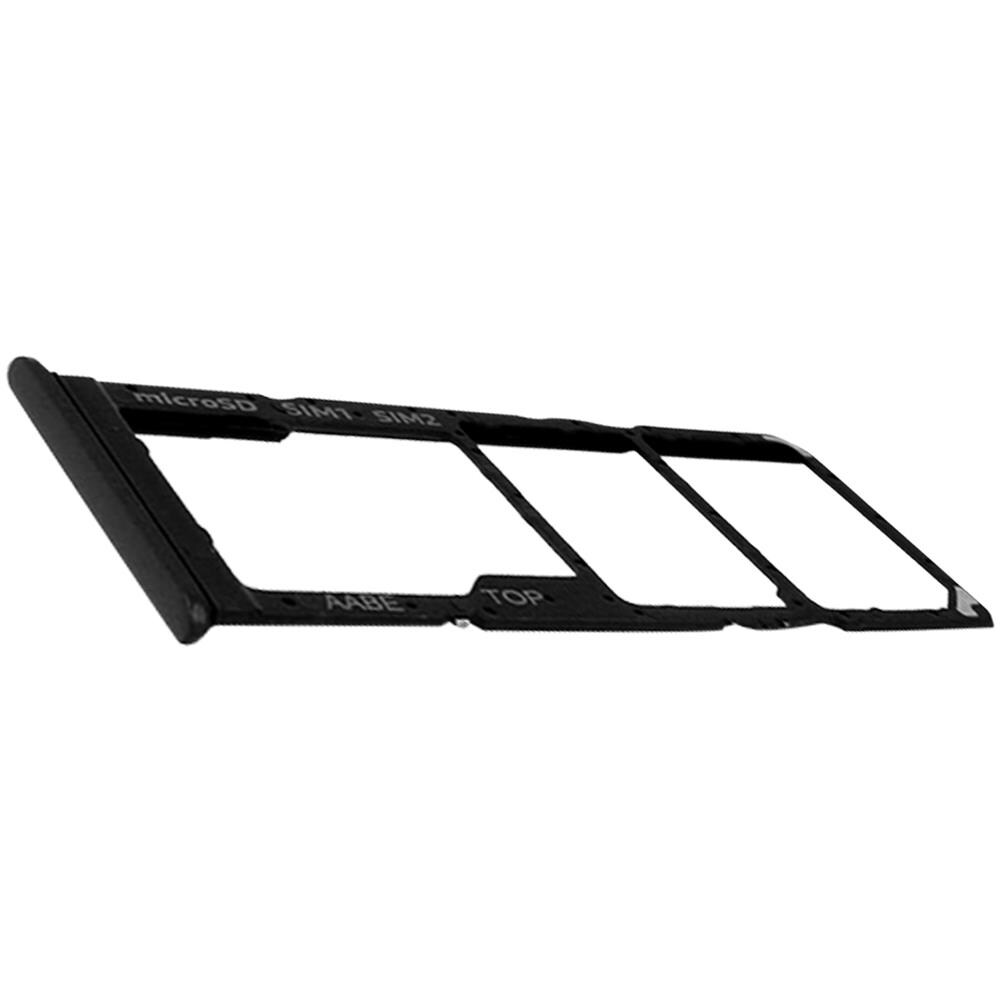 Slot Sostitutivo Scheda Sim Galaxy A12 2x Nano Sim E 1x Micro Sd Nero - Foto 2
