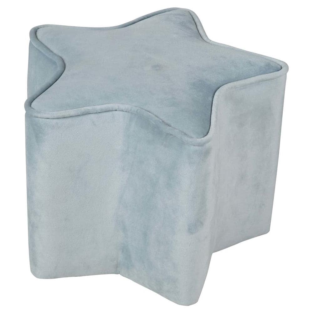 Pouf per Bambini a Forma di Stella Azzurro Cielo - Foto 1