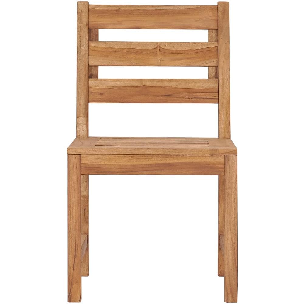 Sedie da Giardino 2 pz in Legno Massello di Teak - Foto 2