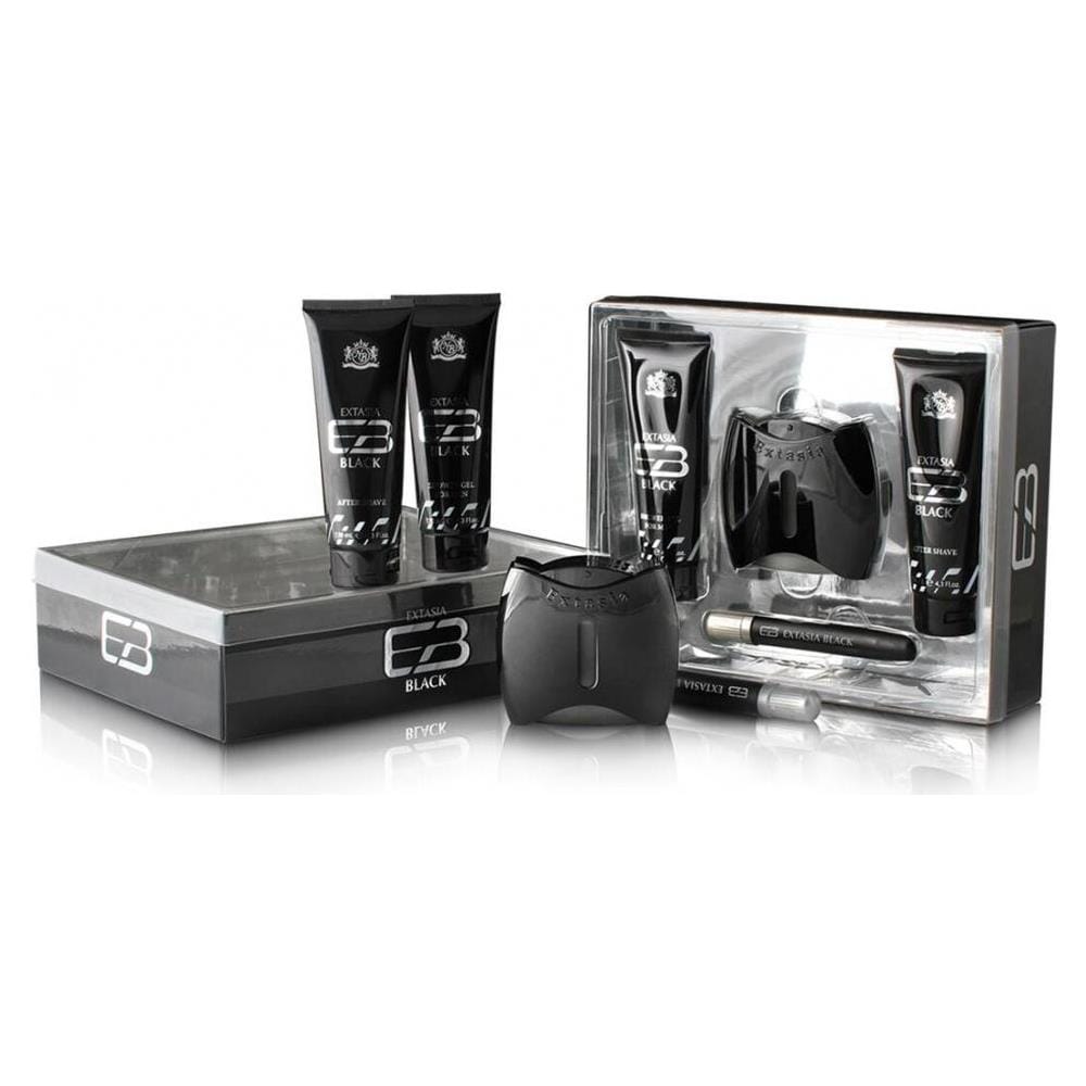 Set Di Fragranze Extasia Black Uomo Nero 375 Ml 4 Pezzi - Foto 1