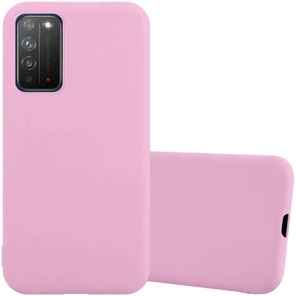 Custodia Compatibile Con Honor X10 In Candy Rosa - Coperchio Protettivo In Silicone Tpu Flessibile - Foto 1