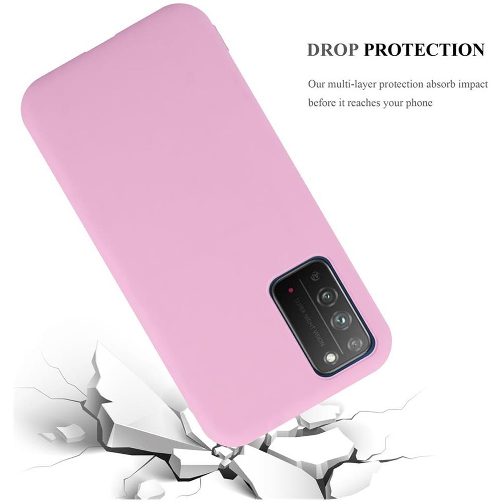Custodia Compatibile Con Honor X10 In Candy Rosa - Coperchio Protettivo In Silicone Tpu Flessibile - Foto 8