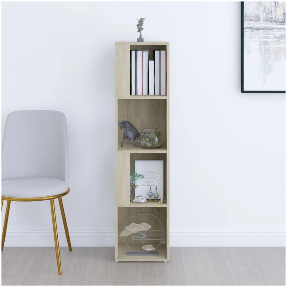 Armadio Angolare Rovere Sonoma 33x33x132 cm in Truciolato - Foto 3