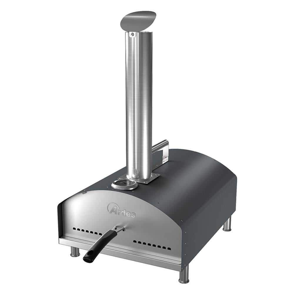 Forno Pizza da Esterno Dante Alimentato a Pellet con Pietra Refrattaria Temperatura fino a 500° C Acciaio Inox - Foto 1