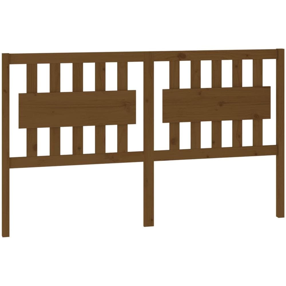 Testiera Per Letto Miele 155,5x4x100 Cm Legno Massello Di Pino - Foto 1