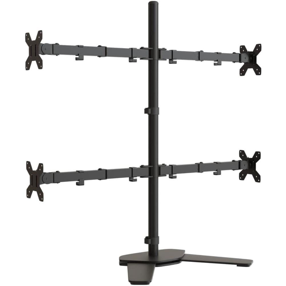 Supporto Per Monitor In Acciaio Nero Vesa 75/100 Mm - Foto 1