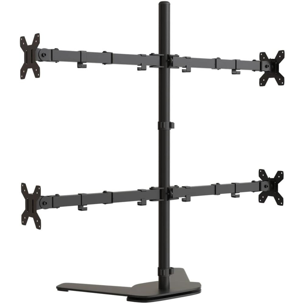 Supporto Per Monitor In Acciaio Nero Vesa 75/100 Mm - Foto 10