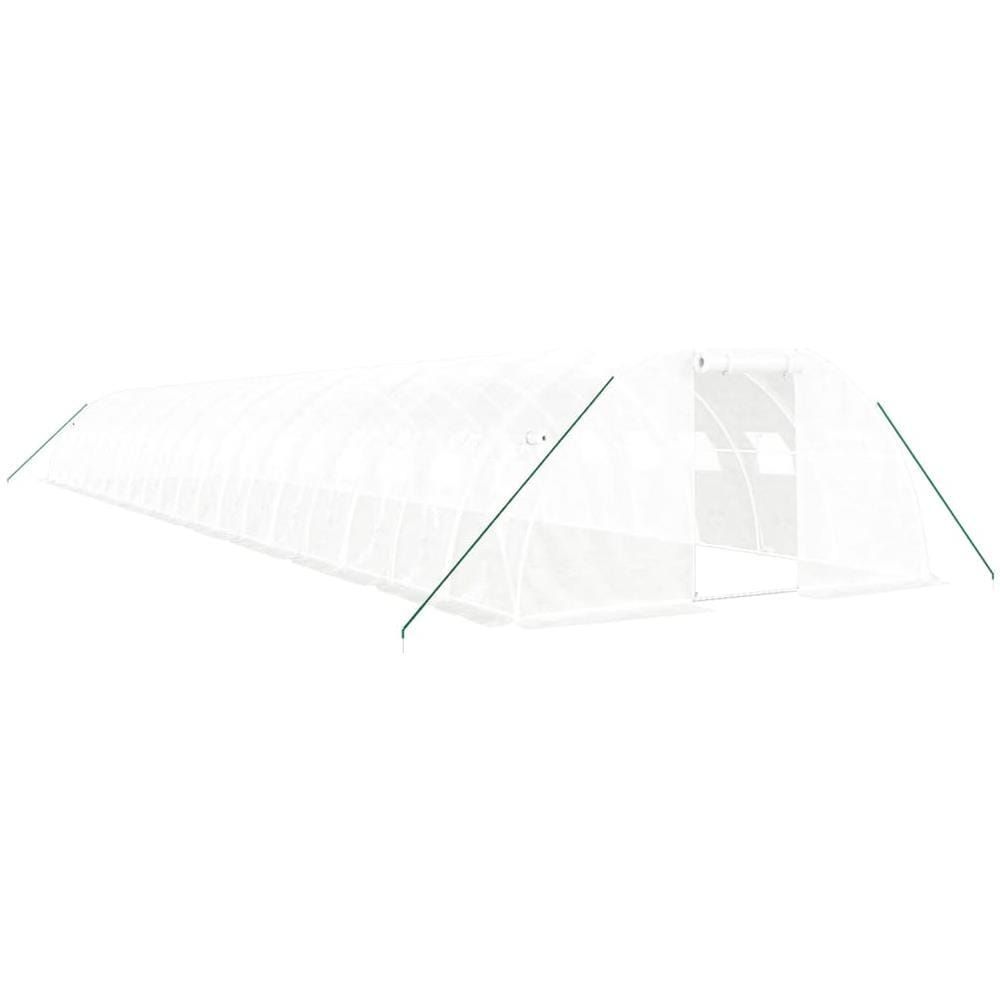 Serra Con Telaio In Acciaio Bianco 80 M 20x4x2 M - Foto 2
