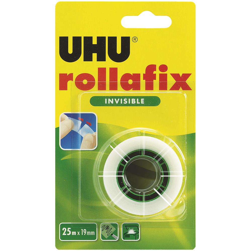 Ricarica Nastro Adesivo Rollafix Invisible 25 m - Foto 1