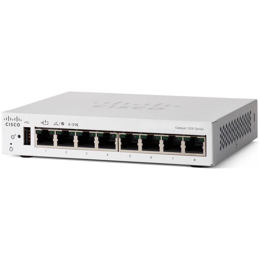 C1200-8T-D switch di rete Gestito L2/L3 Gigabit Ethernet (10/100/1000) Bianco - Foto 1