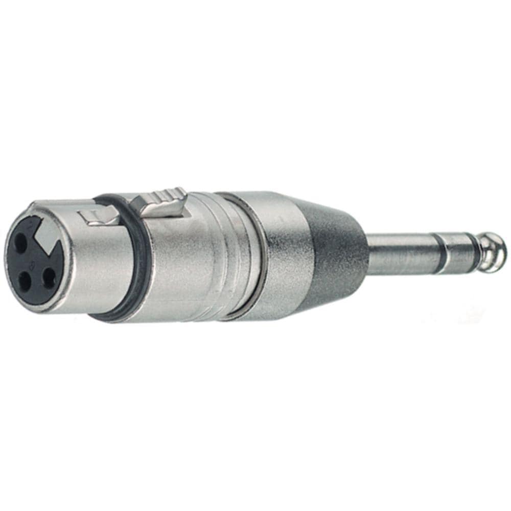 Adattatore Xlr 6.35 Mm Maschio - Xlr 3p (f) Argento - Foto 1