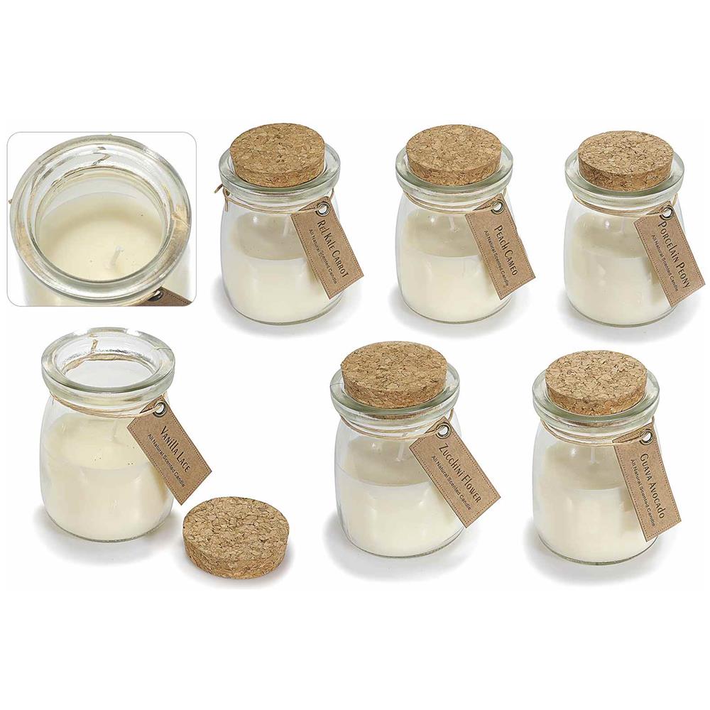 Candele Profumate In Barattolo Di Vetro Sei Fragranze Assortite - Foto 1