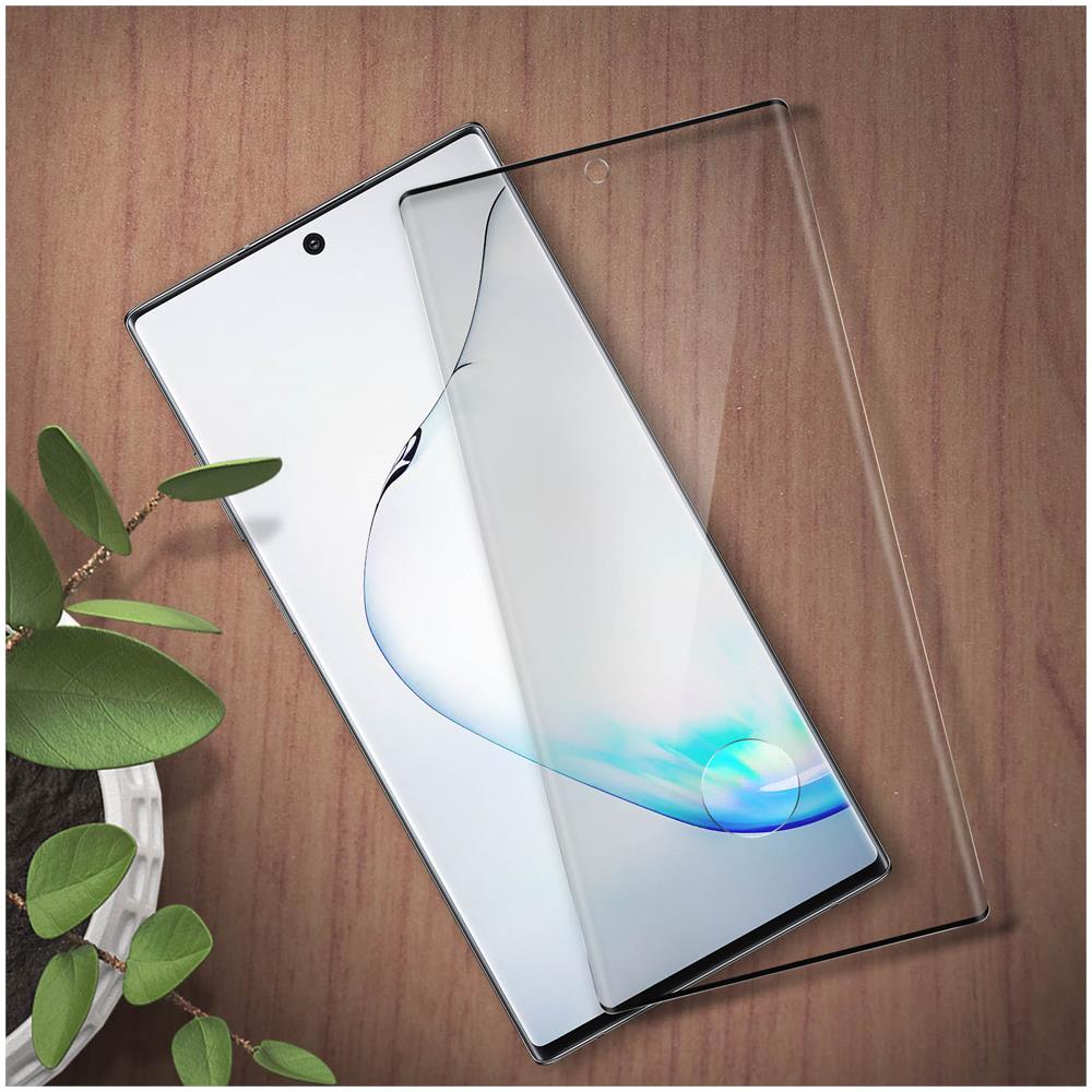 Pellicola Samsung Galaxy Note 10 Plus Vetro Temperato Contorno Nero - Foto 5