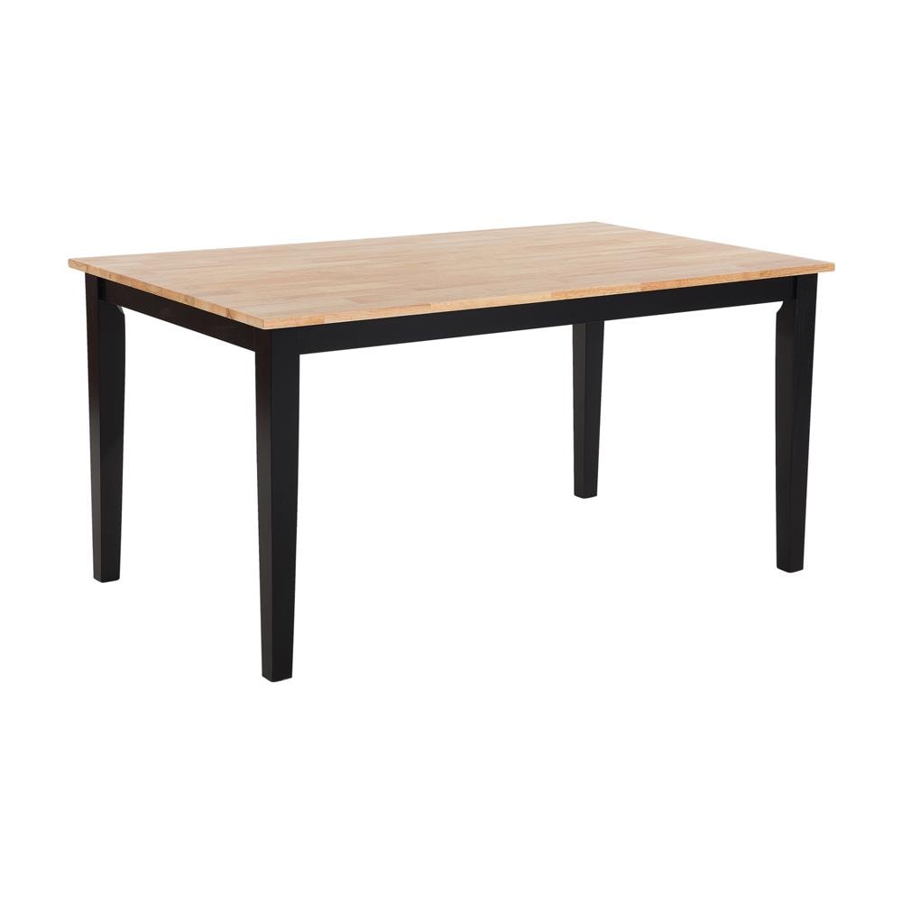 Tavolo Da Pranzo 6 Sedute Legno / nero Georgia - Foto 2