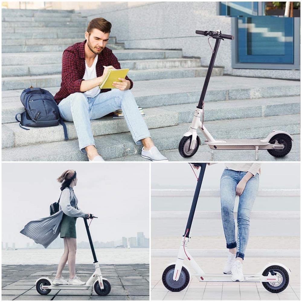 Ruota Pneumatico Anteriorposteriore Di 8,5 Pollici Pneumatico Di Ricambio Solida 8 12 X 2 + Piede Di Porco Per Xiaomi Mijia M365 Scooter Elettrico Skate - Foto 2