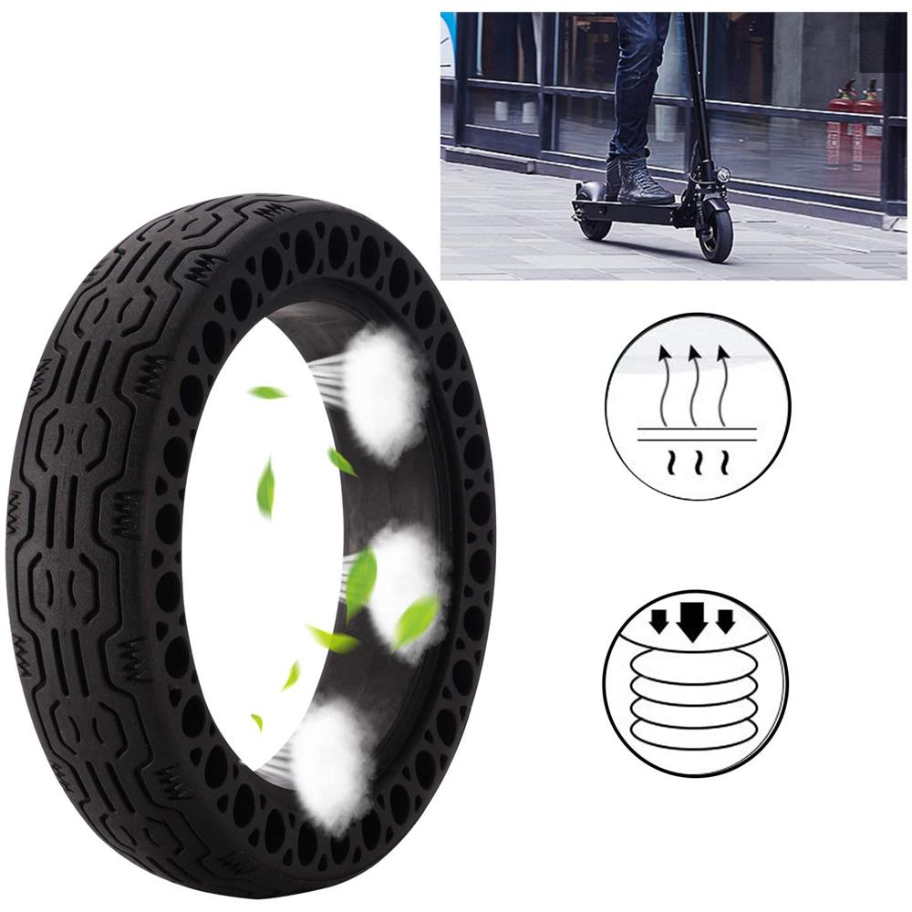 Ruota Pneumatico Anteriorposteriore Di 8,5 Pollici Pneumatico Di Ricambio Solida 8 12 X 2 + Piede Di Porco Per Xiaomi Mijia M365 Scooter Elettrico Skate - Foto 6