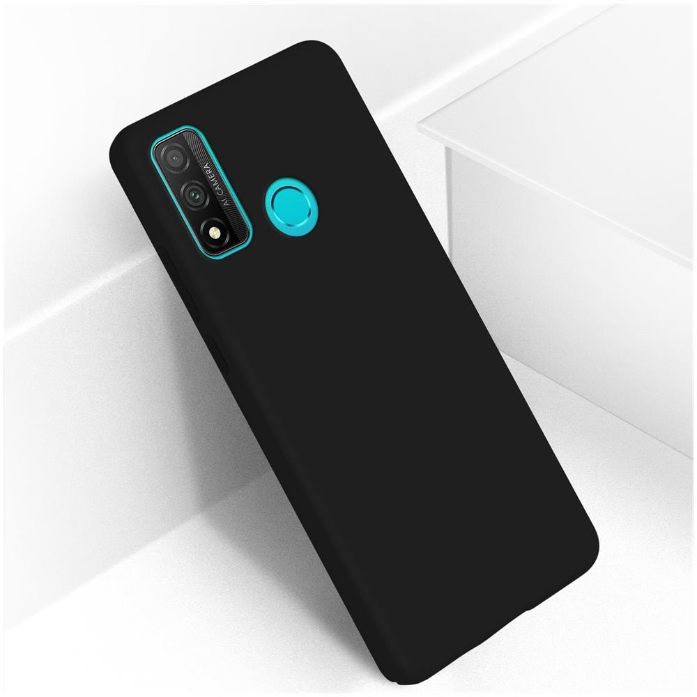 Cover Silicone Huawei P Smart 2020 Semi-rigida Opaca Soft Touch Nero - Foto 2