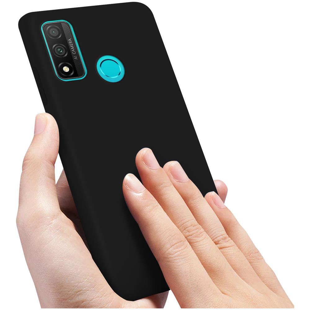 Cover Silicone Huawei P Smart 2020 Semi-rigida Opaca Soft Touch Nero - Foto 5