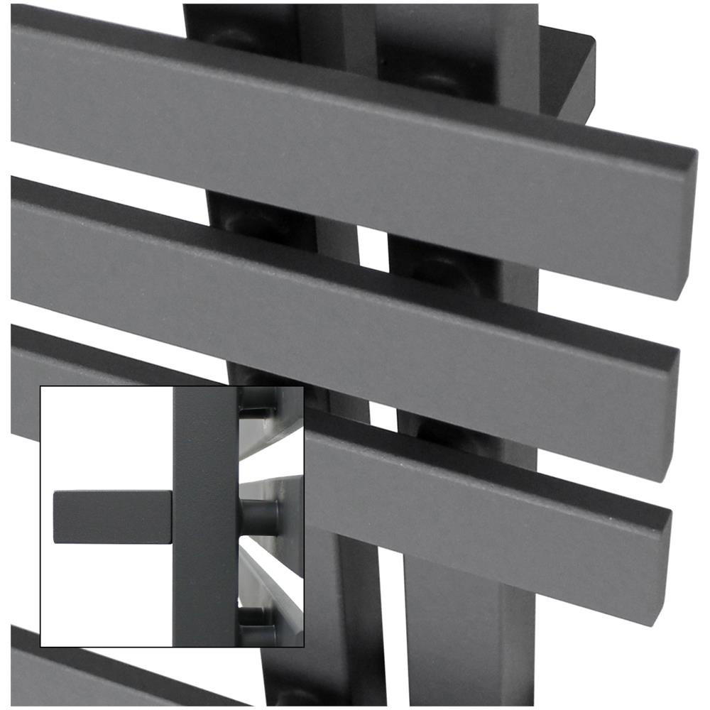 Radiatore Scaldasalviette Asciugabiancheria 500x1600 mm ECD Germany Radiatore da Bagno a Pannello Iron EM Design Scaldasalviette Cromato 500 x 1600 mm