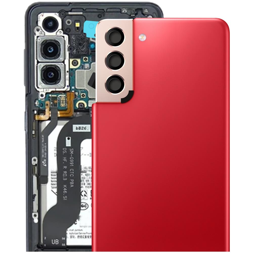Copribatteria Originale Galaxy S21 Plus, Pezzo Sostitutivo Rosso - Foto 2