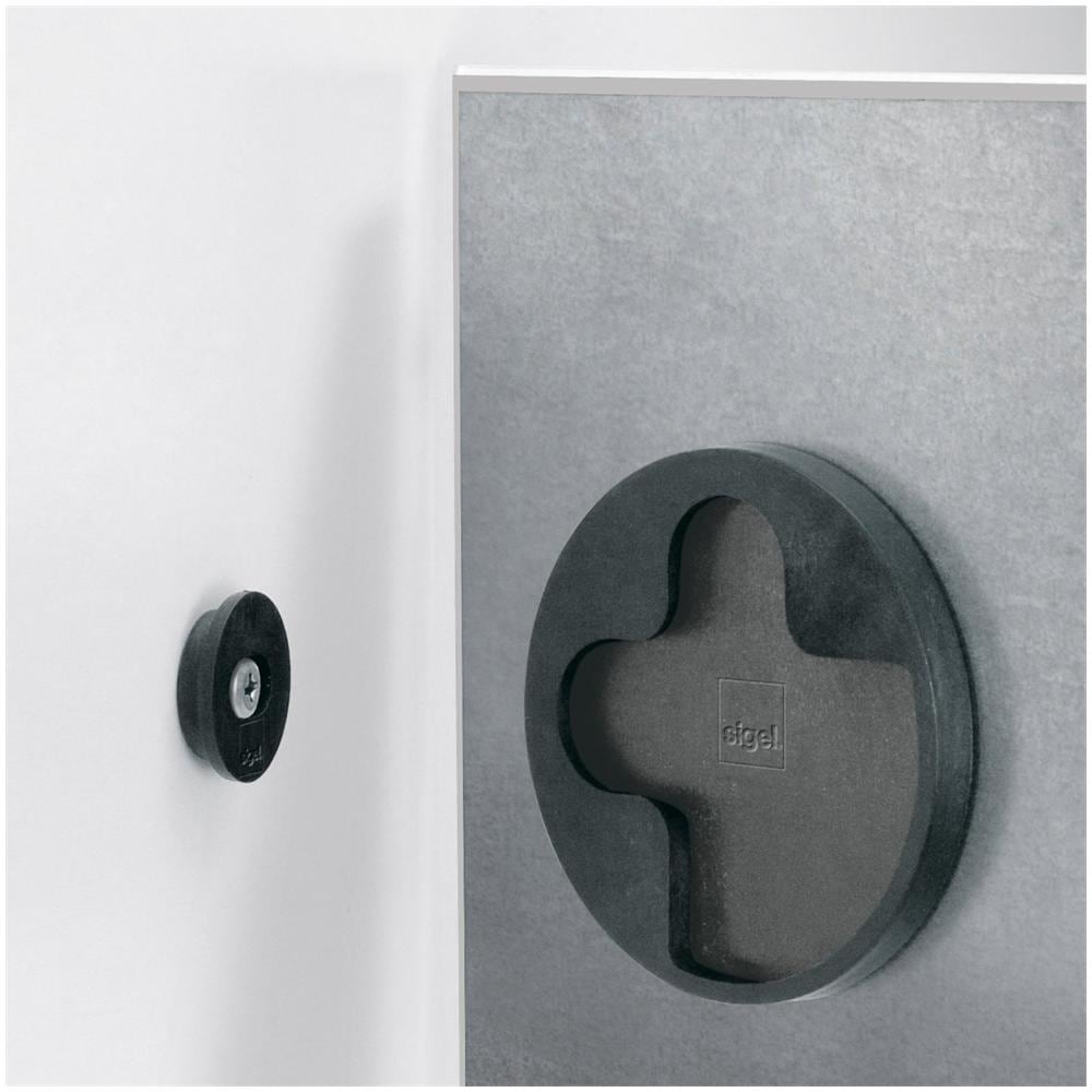 Lavagna Magnetica in Vetro Artverum Design Mattone Bianco 48 x 48 cm - Foto 8