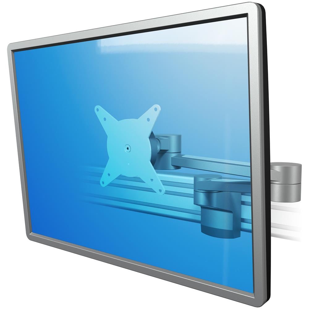 Viewlite Braccio Porta Monitor - Binario 422 Colore Argento / Bianco - Foto 4
