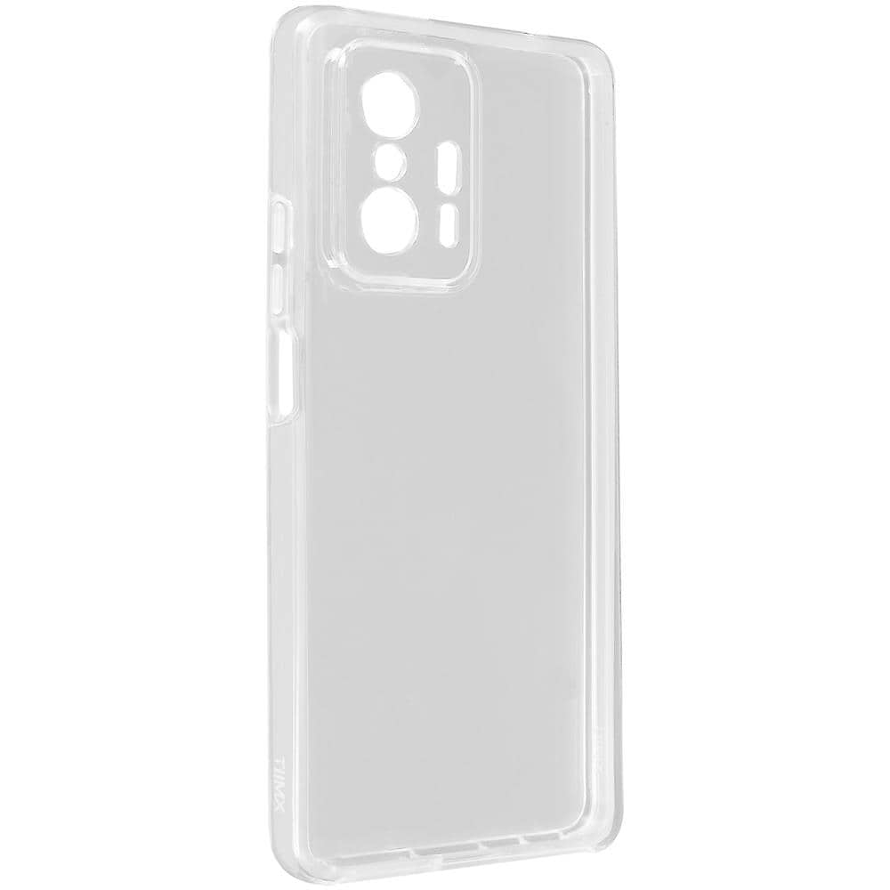 Cover Xiaomi 11t E 11t Pro Retro Rigido E Fronte Flessibile - Trasparente - Foto 2