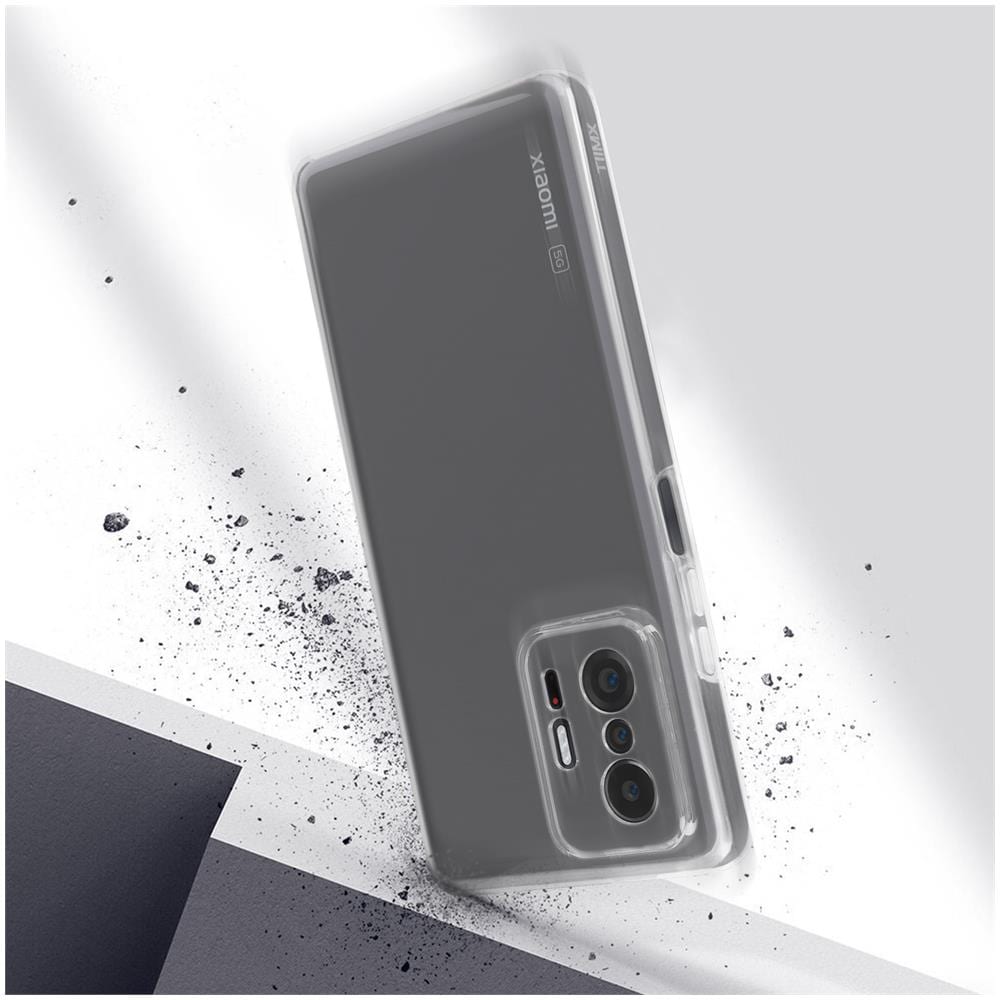 Cover Xiaomi 11t E 11t Pro Retro Rigido E Fronte Flessibile - Trasparente - Foto 5