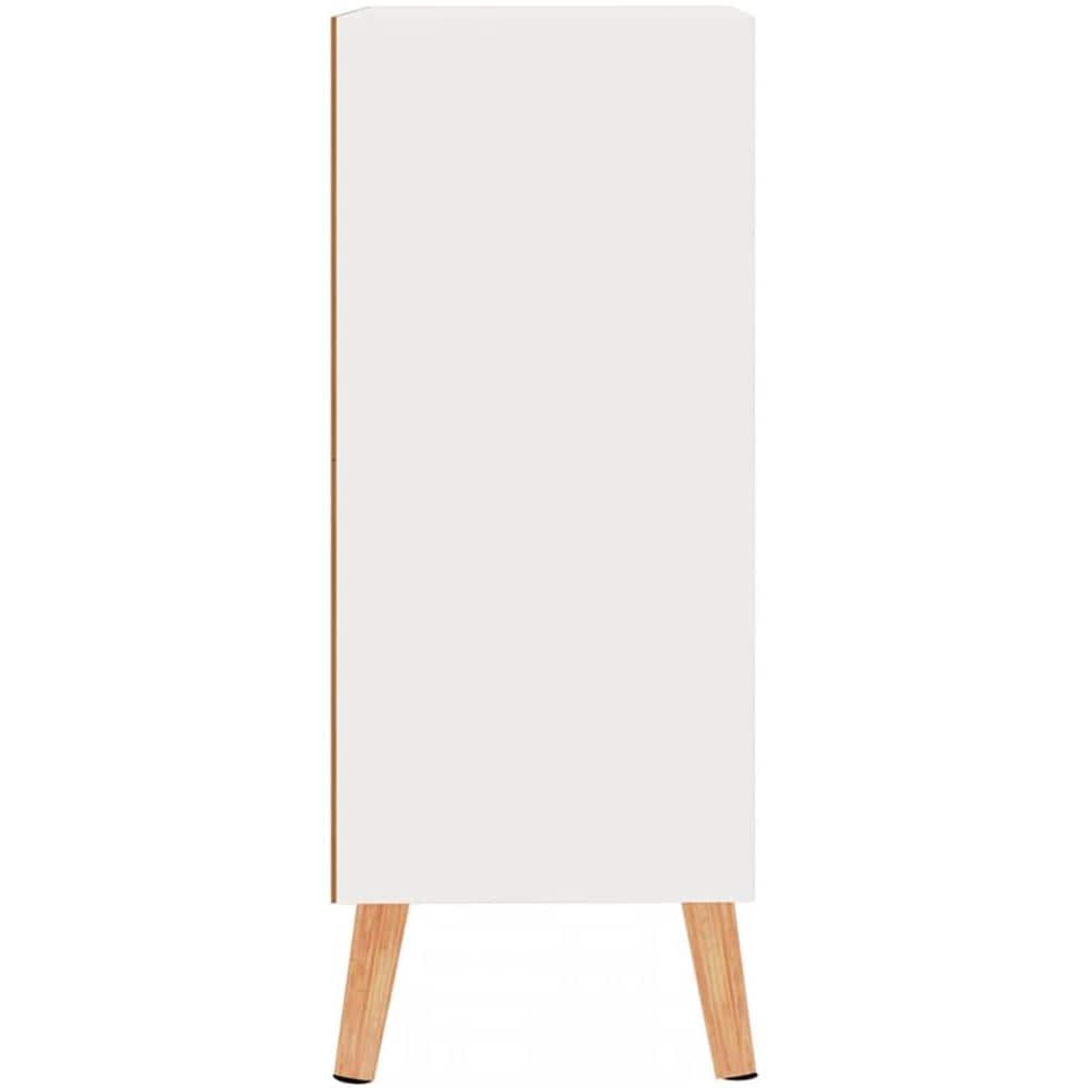 Credenza Bianco Lucido 60x30x72 cm in Legno Multistrato - Foto 8