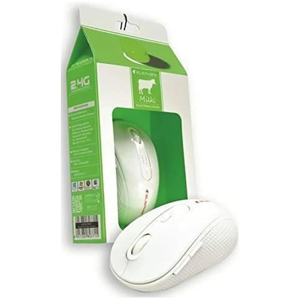Mouse Gaming Milki Ottico 6 Tasti 2400 DPI Colore Bianco - Foto 2