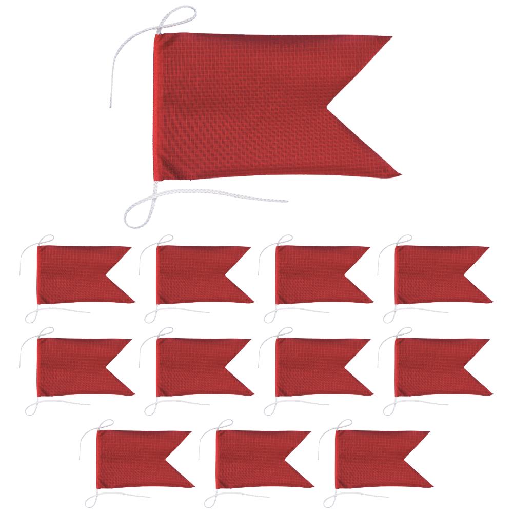 Bandiera Di Protesta Rossa Per Regata Di Vela 150x200 Mm 12 Pezzi - Foto 1