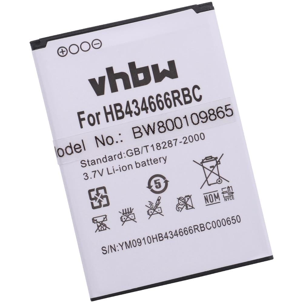 Li-ion Batteria 1150mah (3.7v) Per Cellulare Smartphone Telefono Huawei E5577c, E5577s, E5577cs-321 Come Hb434666raw, Hb434666rbc. - Foto 1
