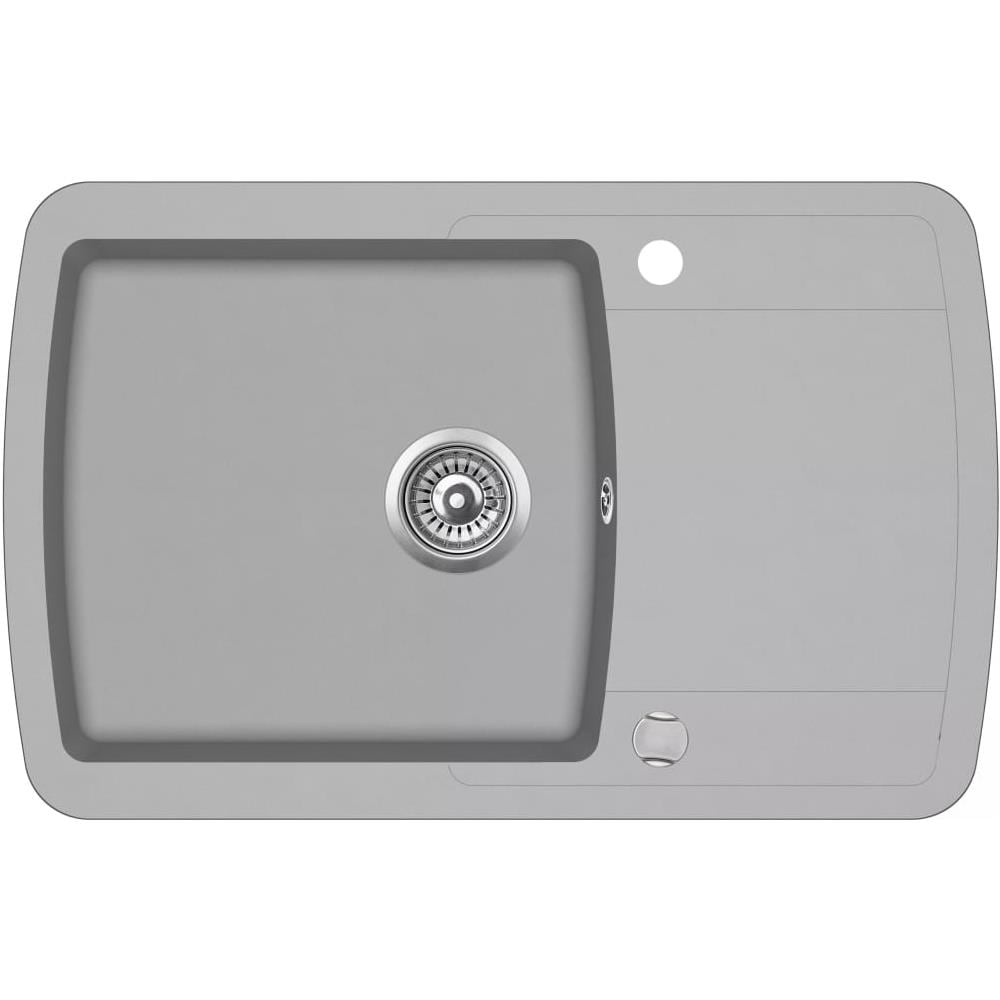 Lavello Da Cucina In Granito Vasca Singola Grigio - Foto 1