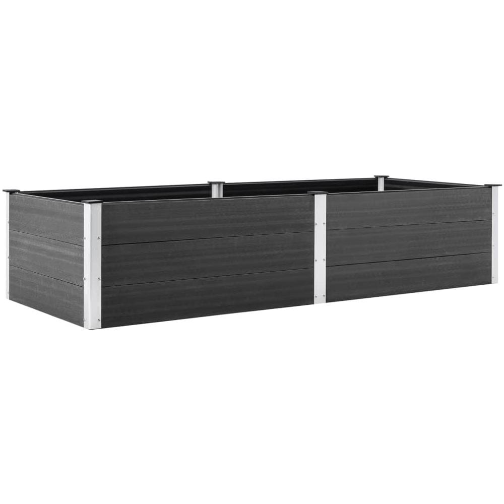 Fioriera Da Giardino 250x100x54 Cm In Wpc Grigia - Foto 2