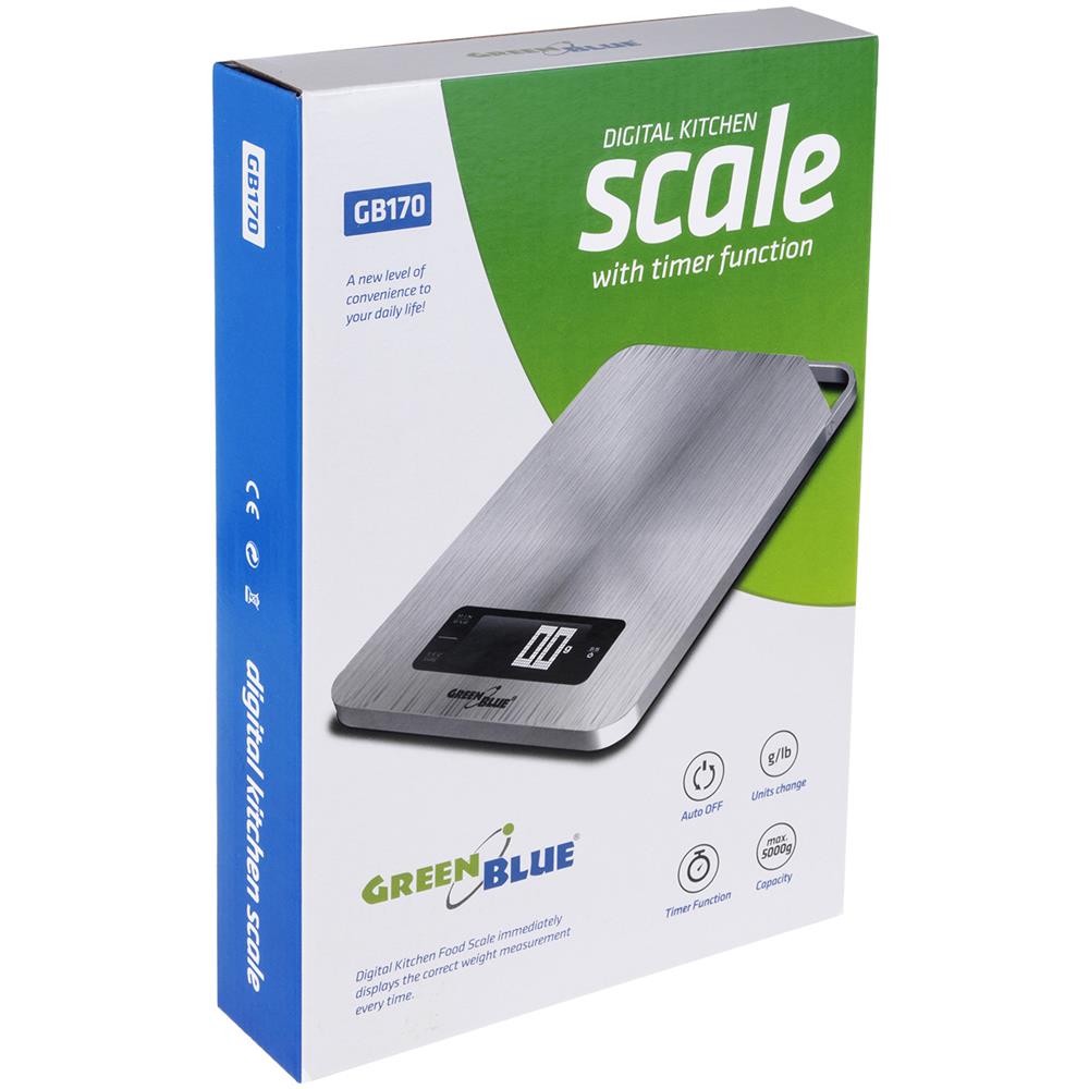 Bilancia Da Cucina Digitale Con Timer Greengblue Gb170 - Foto 2